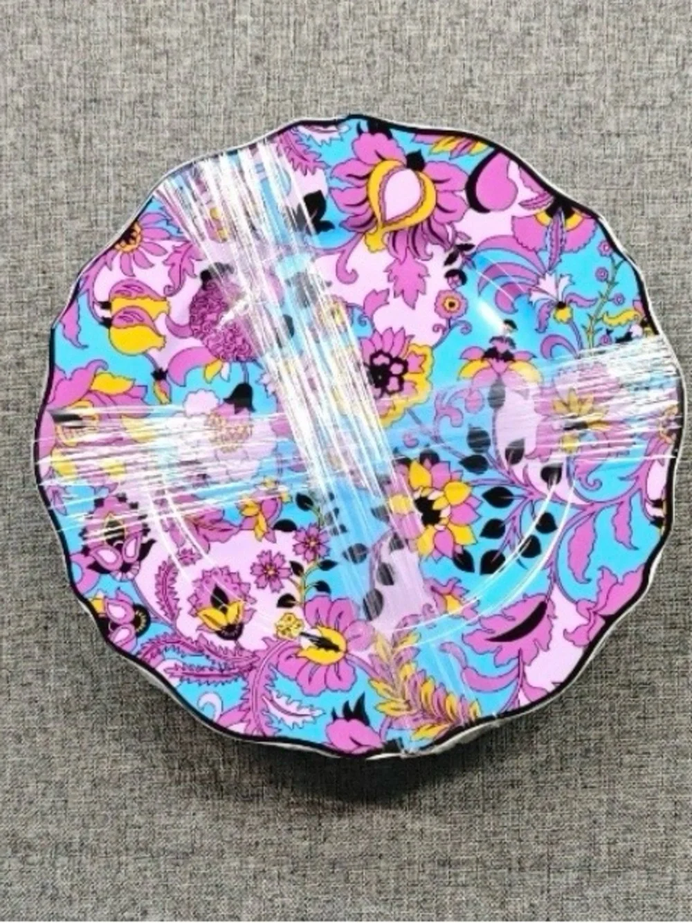 Dior Floral Dinner Plate Set Mumbai voyage collection vibrant design dishes
